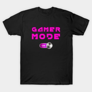 GAMER MOD ON - from the 90s pink fluo T-Shirt